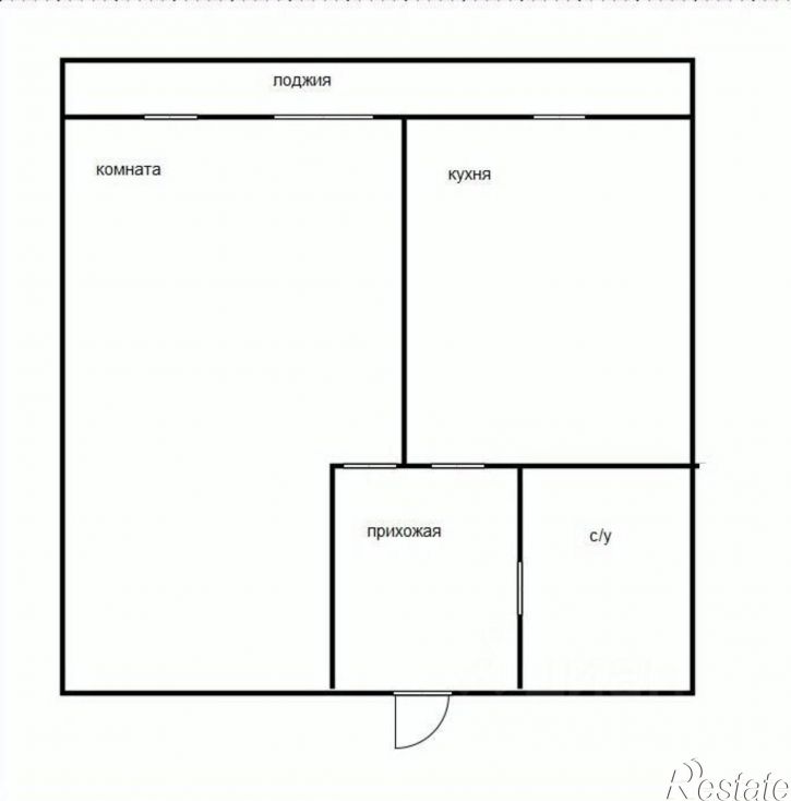 1-комн квартира улица Сергея Ушакова, 12А,  д. 12А