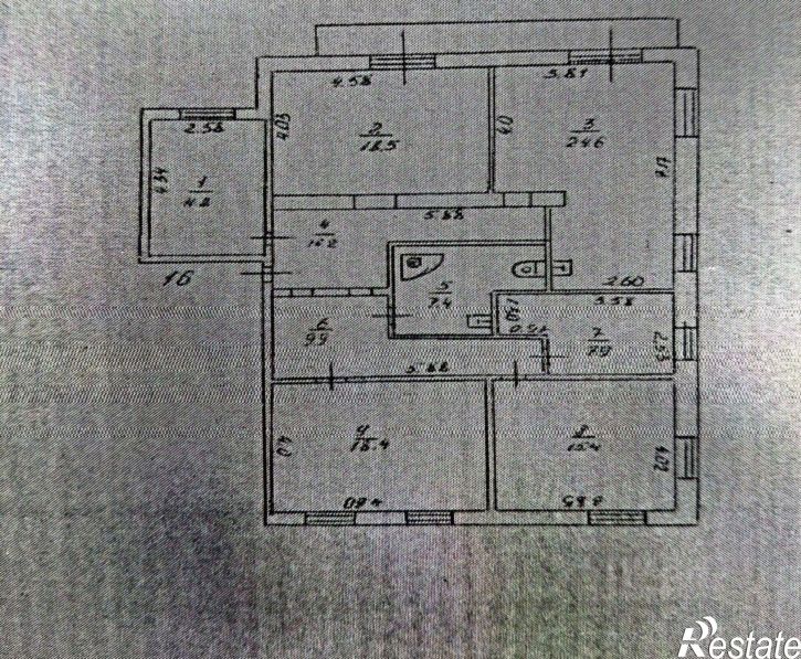 6-комн квартира улица Некрасова, 55,  д. 55