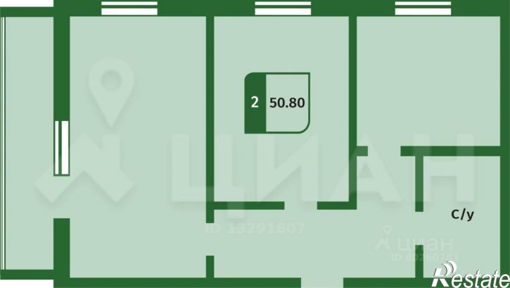 2-комн квартира улица Сергея Ушакова, 23,  д. 23