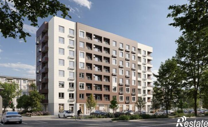 1-комн квартира в новом доме Ленинградская улица, 37,  д. 37