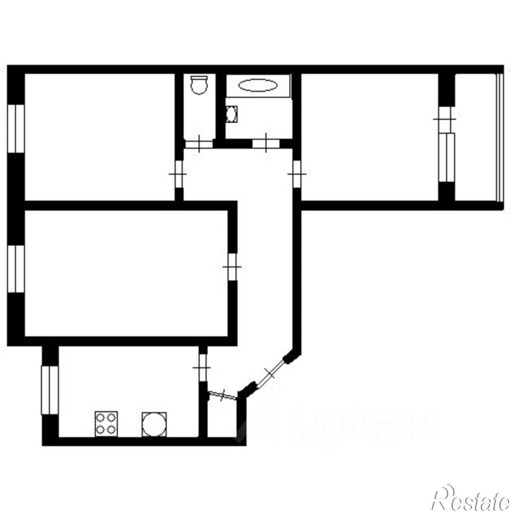 3-комн квартира Раздольная улица, 10,  д. 10
