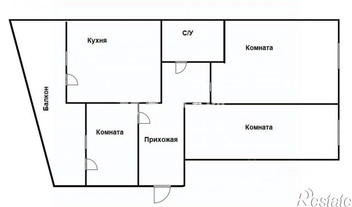 3-комн квартира ул Ленина, 126,  д. 126