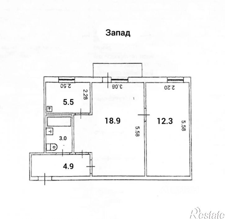 2-комн квартира улица Горького, 30А,  д. 30А