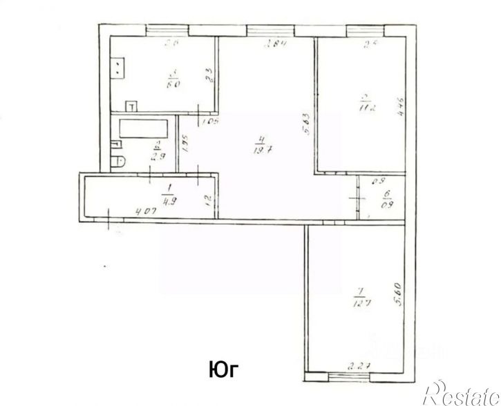 3-комн квартира улица Плеханова, 64,  д. 64